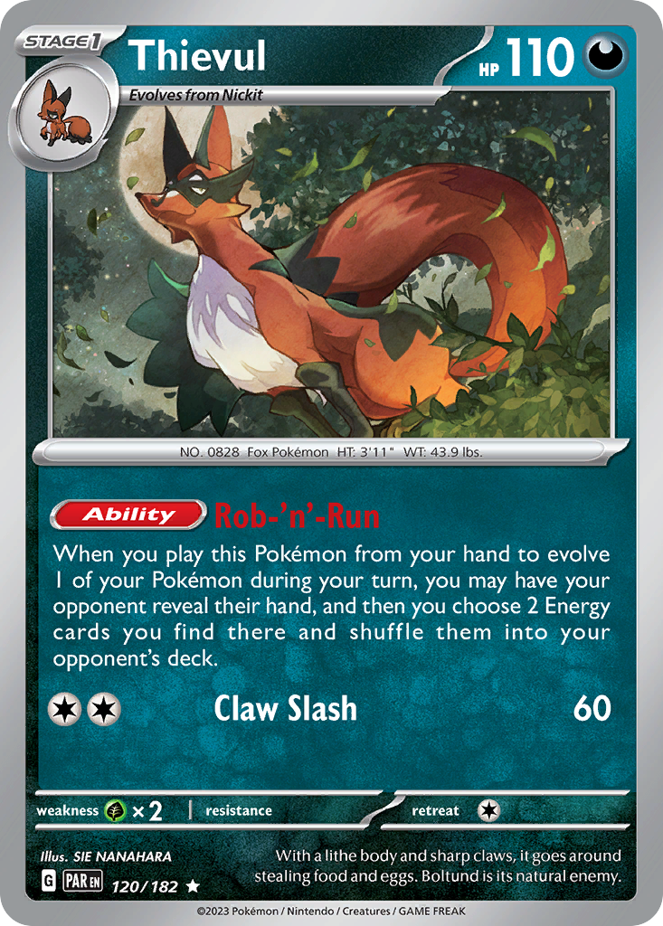 Paradox Rift Holo Thievul #120/182